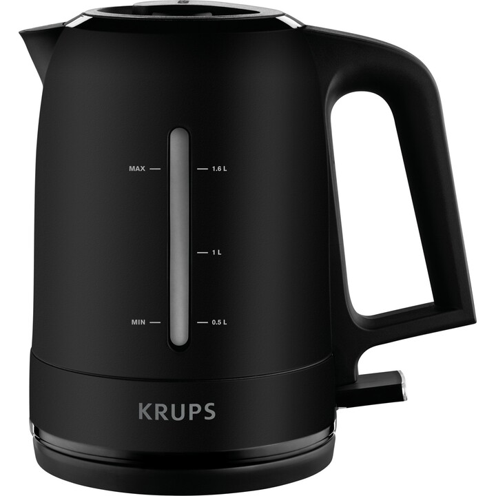Krups BW2448 tetera eléctrica 1,6 L Negro, Hervidor de agua
