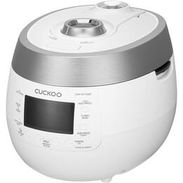 Cuckoo CRP-RT1008F cuociriso bianco e argento 1,8 L