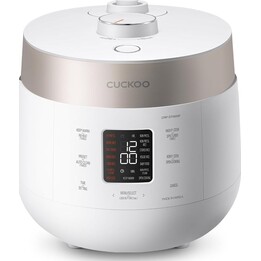 Cuckoo CRP-ST0609F Reiskocher Twin Pressure 1,08 l Champagner/Weiß