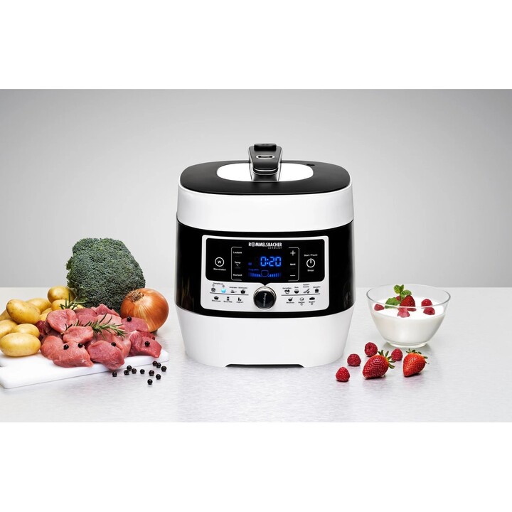 Rommelsbacher Olla A Presión De Vapor Y Multicocina Md 1000