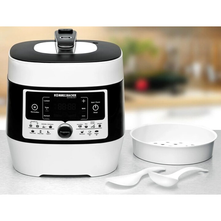 Panela de pressão a vapor e multicooker Rommelsbacher MD 1000