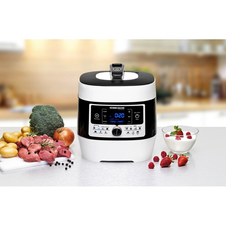 Rommelsbacher Olla A Presión De Vapor Y Multicocina Md 1000