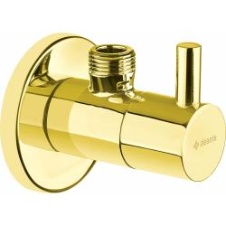 Angle valve with ceramic head 1/2" - 3/8" - round