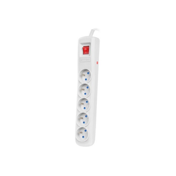 ARMAC ARC5 5M 5X 230V PL GRAY POWER STRIP