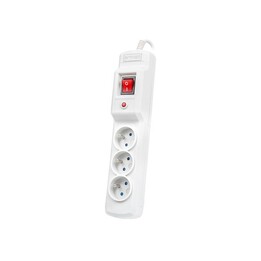 Armac Multi M3 | Power strip | surge protector, 3 sockets, 3m cable, gray
