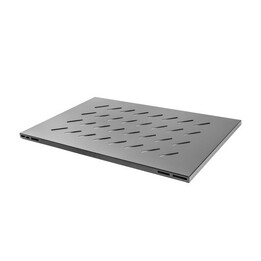 REGAL FÜR OPEN RACK 19" 1000MM SCHWARZ LANBERG (1HE/480,5X780MM TRAGKRAFT BIS 120KG, 4-PUNKT MONTAGE)