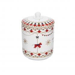 ROSE&TULIPANI XMAS CAROUSEL Biscuit Container 400 ml