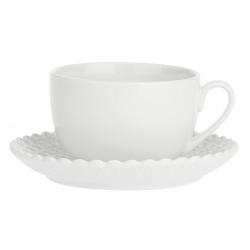 LA PORCELLANA BIANCA MOMENTI Cup with saucer 450 ml