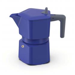 PEZZETTI PENTAEXPRESS Enamel Coffee Maker (6 cups) - Navy Blue