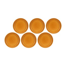 ROSE&TULIPANI 6 Soup Plates Set Orange