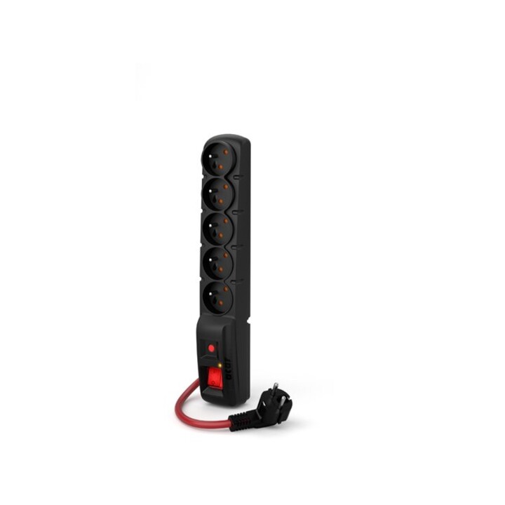 ACAR F5 POWER Noir 5 sortie(s) CA 230 V 10 m