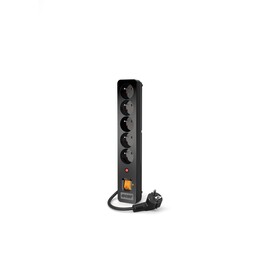 ACAR X5 Preto 5 tomadas AC 230 V 3m