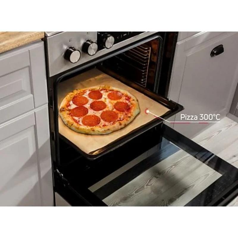 Cocina eléctrica Amica 57IE3.323HTaD(Xv) independiente Plata Negro