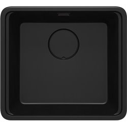 Deante Momi Fregadero de granito, 1 cubeta ZKM_N10A 500 x 450 x 230 negro