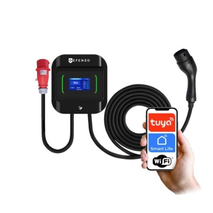 Defenzo Ladegerät für Elektroautos Wallbox Pro AC22 Smart