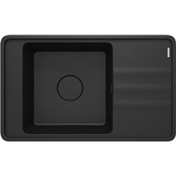Deante Momi Granite sink, 1-bowl with drainer ZKM_G11B 820 x 500 x 229 metallic graphite