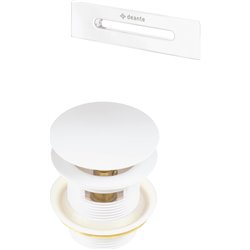 Deante Accessories set, for bathtub - plug and overflow KYY_A10B white