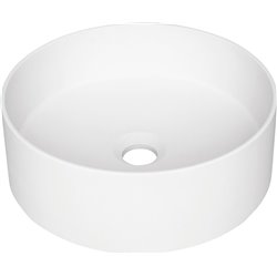 Deante Silia Lavatório de granito, de bancada CQS_AU4S ⌀360 x 120 x 100 alabastro