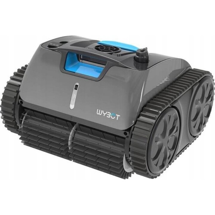Limpiafondos WYBOT C1 Pro con tecnología sin cable para una limpieza eficaz del suelo, negro