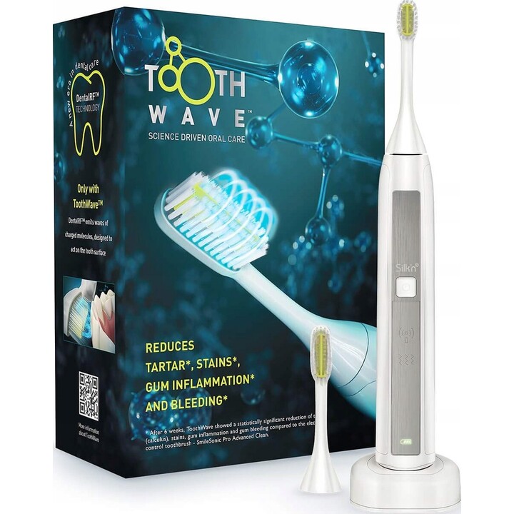 Silk'N Toothwave Tw1Pe3001 Escova de Dentes Elétrica Branca