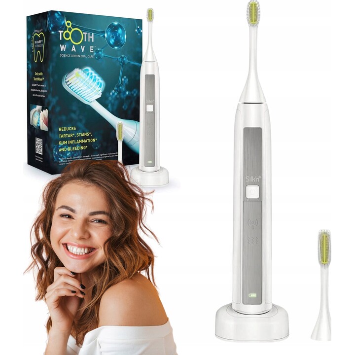 Cepillo de dientes eléctrico Silk'N Toothwave Tw1Pe3001 blanco
