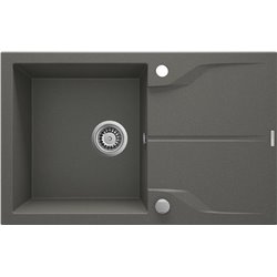 Fregadero DEANTE Andante (ZQN_T113) granito, 1 cámara 78x49 cm