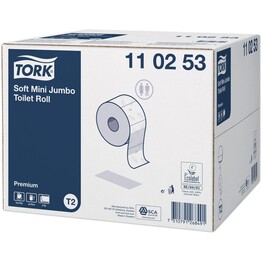 Papier toilette TORK Jumbo T2 Premium Mini 2 plis