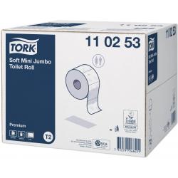 Papier toilette TORK Jumbo T2 Premium Mini 2 plis