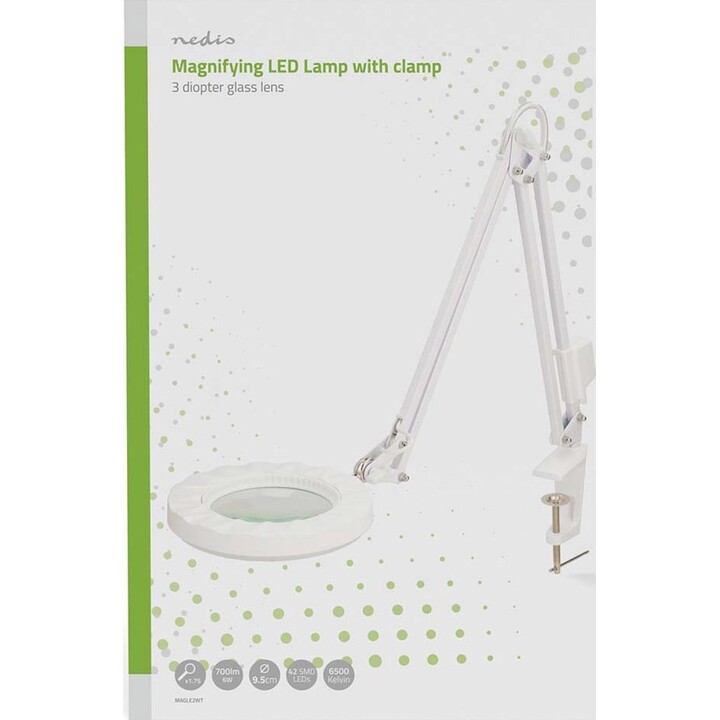 Lupa de mesa Nedis Magle2Wt E27 6W