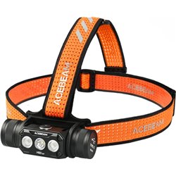 Acebeam H50 Linterna frontal LED recargable, 2000 lúmenes, IP68