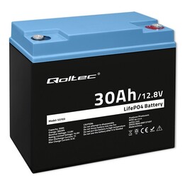 Bateria LiFePO4 12,8 V 30 Ah 384 Wh com BMS