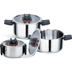 Juego de ollas Maestro Mr-3531-6 de 6 piezas.
