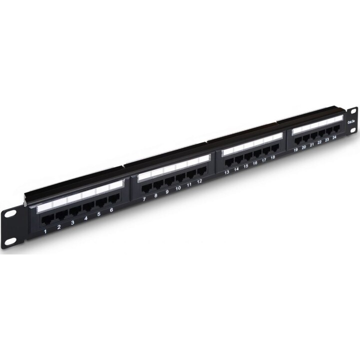 Panneau de brassage Aisens A141-0307 / 24 Ports / Cat.5e / Hauteur 1U