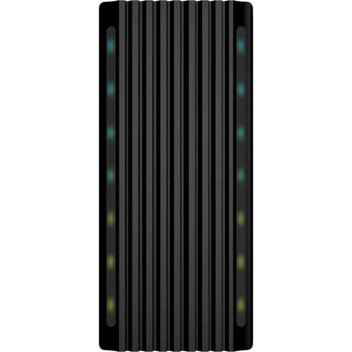 Externes GehäusefürSSD M.2 SATA/NVMe Aisens ASM2-RGB012B/ USB 3.2/ Ohne Schrauben