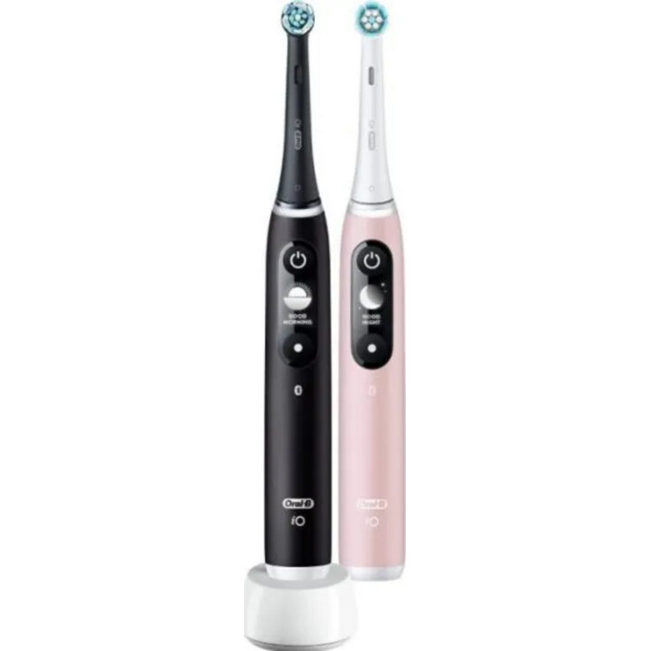 Cepillo de dientes eléctrico Braun Oral-B Io 3 Duo Set Negro y Rosa