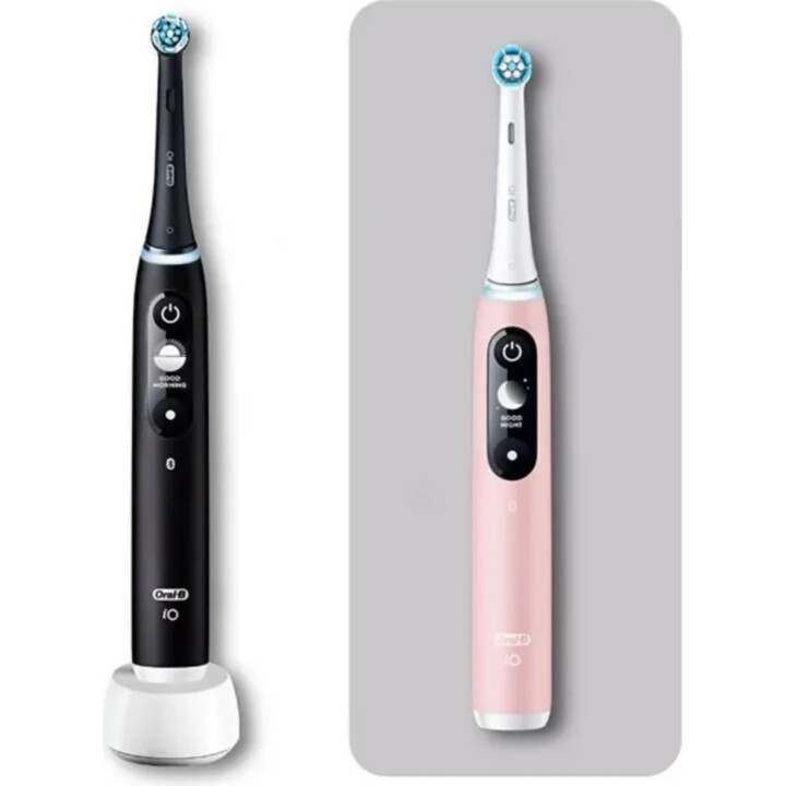 Cepillo de dientes eléctrico Braun Oral-B Io 3 Duo Set Negro y Rosa