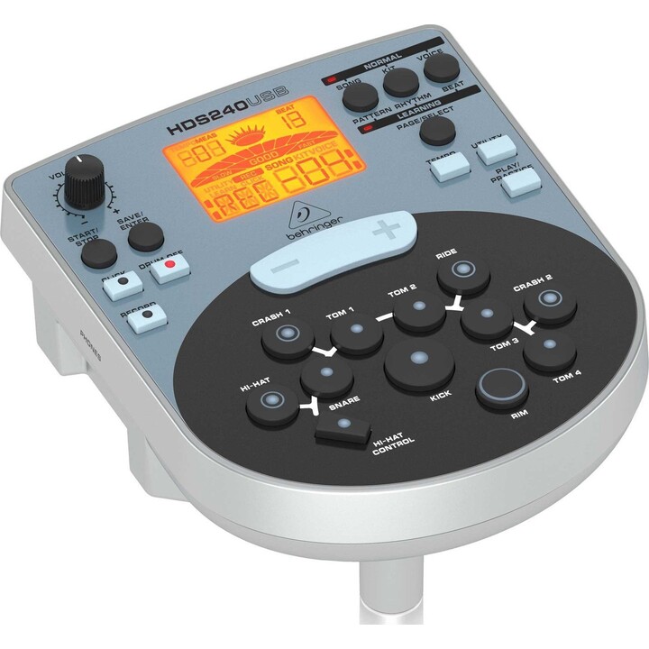 Behringer XD80USB E-Drum-Kit mit HDS240USB-Soundmodul