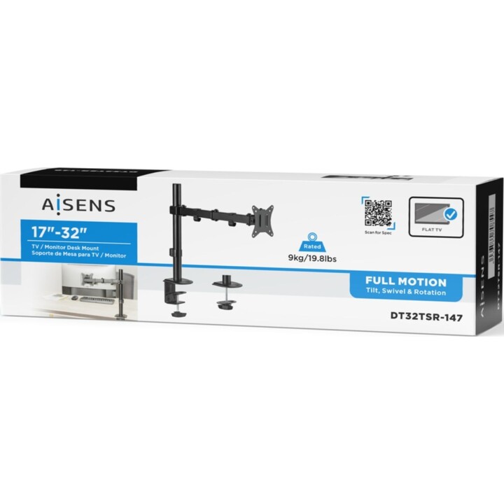 UnterstützungfürMonitor und TV Aisens DT32TSR-147/ bis zu 9 kg