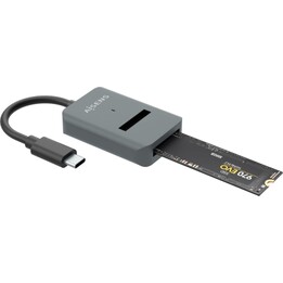 oca USB tipo C para SSD M2 SATA/NVMe NGFF Aisens ASUC-M2D012-GR/ Cinza