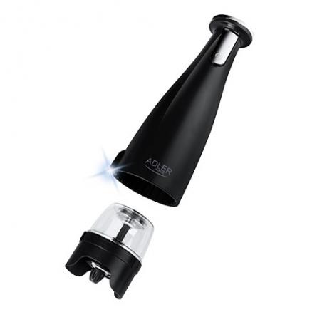 Juego de molinillo de especias Adler AD 4449B Negro