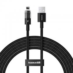 Baseus Gem Cable de carga rápida USB a IP 2,4A 2 m Negro