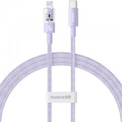 Baseus Gem Cable de carga rápida USB-C a iP 1 m 20 W Morado