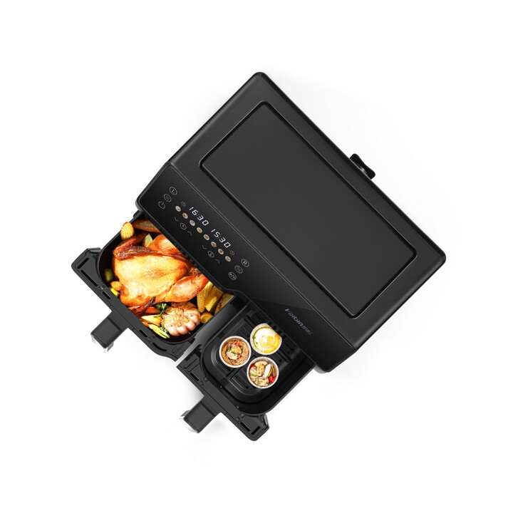 Friteuse à air domestique Extralink Sj-1000 10L UE | Freidora de Aire | (6l+4l) 2500w