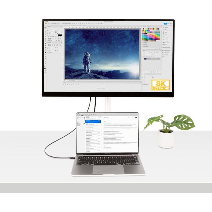 StarTech.com 1 m Thunderbolt 4 Kabel - 40Gbit/s - 100W PD - 4K/8K Video - Intel-zertifiziert - Kompatibel mit USB4/Thunderbolt 3