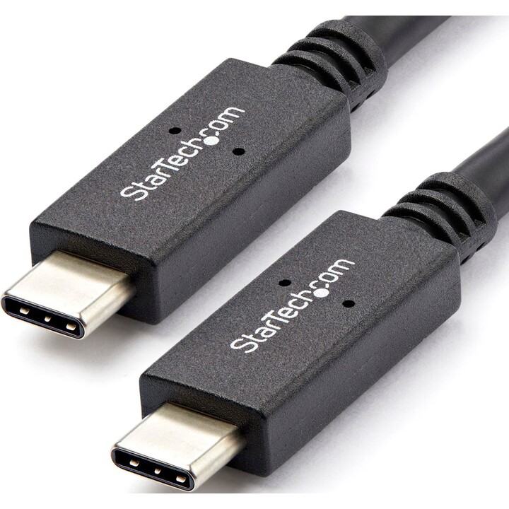 StarTech.com 3ft (1m) USB-C Cable, USB 10Gbps, 100W (5A) Power Delivery, 8K 60Hz / 4K 144Hz DP Alt Mode, USB-IF Certified - Thun