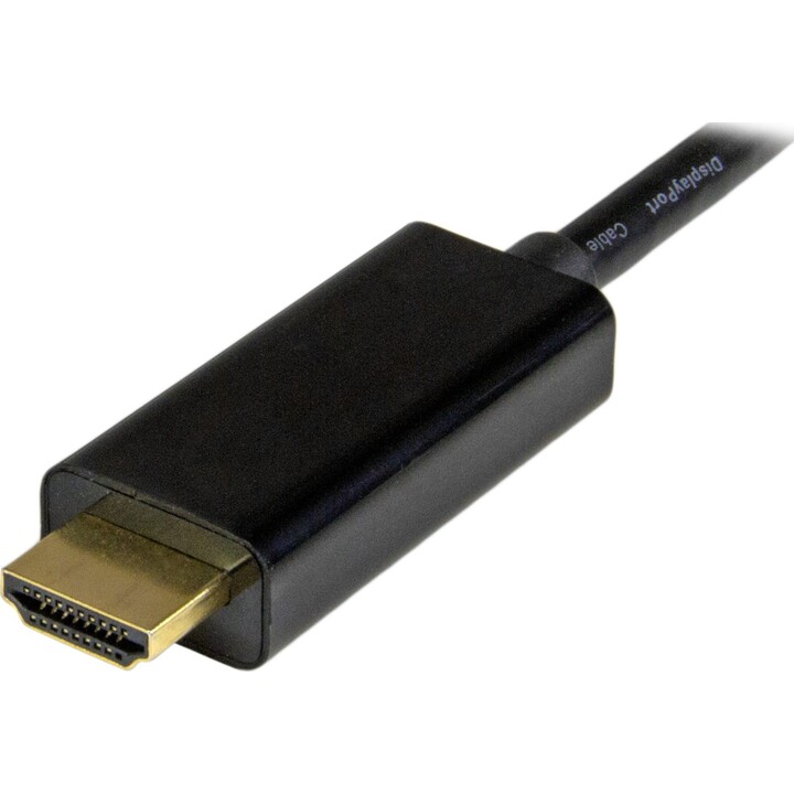 StarTech.com MDP2HDMM5MB Mini-DisplayPort-auf-HDMI-Kabel 5 m, Schwarz, 4K 30 Hz