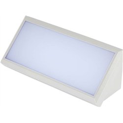 Aplique LED V-TAC 12W Oblicuo Blanco IP65 VT-5142 4000K 1250lm