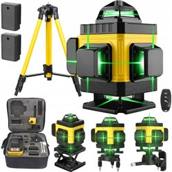 Extralink 4D Cross Plane Laser Level Kit mit Stativ