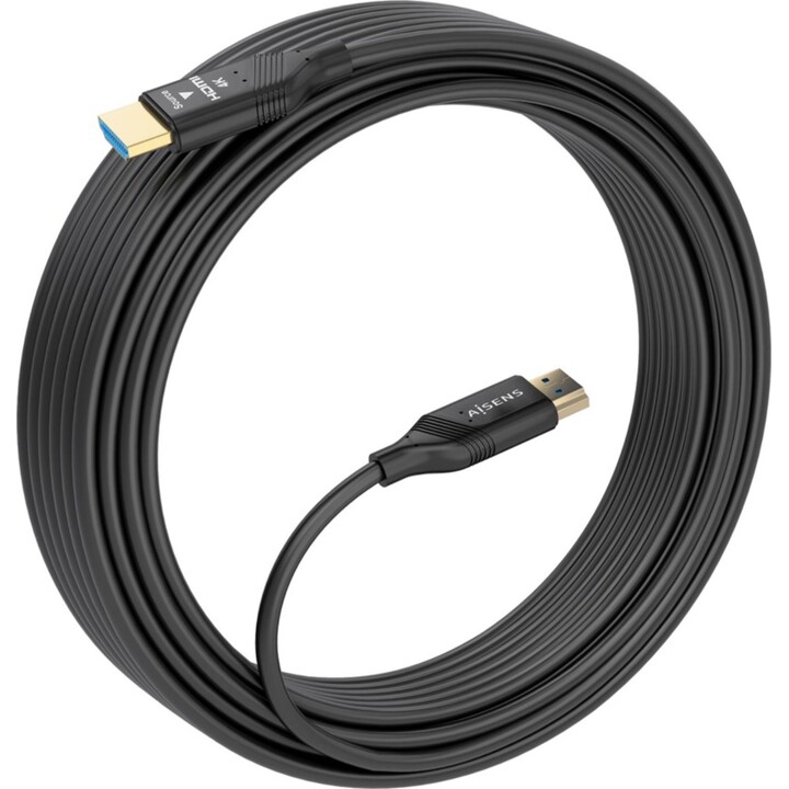 Câble HDMI 2.0 4K AOC Aisens A148-0929/ HDMI mâle - HDMI mâle/ 15 m/ Noir