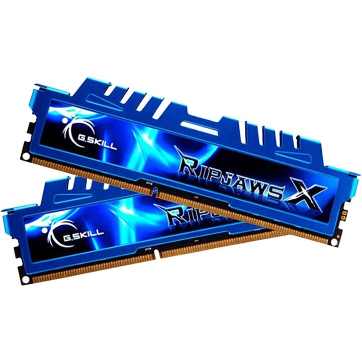 G.Skill F3-2400C11D-16GXM - Memoria RAM de 16GB (DDR3, 2 x 8GB, 2400 MHz, 240-pin, CL11), Azul